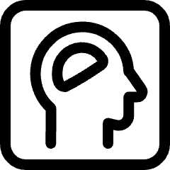 Brain Disability Icon from Ultimate Regular Set