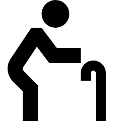 Cane Icon from Sharp Solid Set