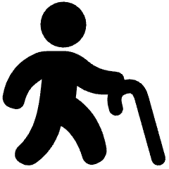 Cane Icon from Plump Solid Set