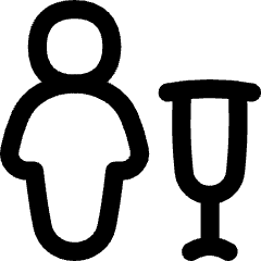 Crutch Icon from Flex Line Set
