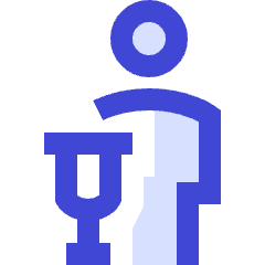 Crutch Icon from Sharp Duo Set