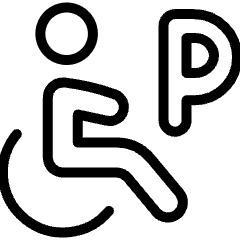 Disability Parking Icon from Ultimate Light Set