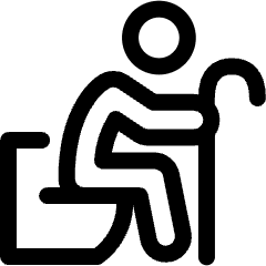 Disability Toilet Icon from Ultimate Regular Set