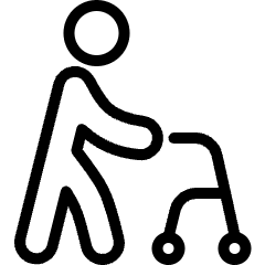 Disability Walking Help Icon from Ultimate Light Set