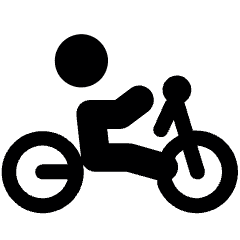 Handcycle Icon from Ultimate Bold Set