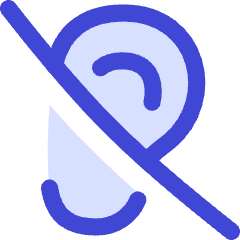 Hearing Deaf 1 Icon from Flex Duo Set