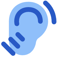 Hearing Deaf 2 Icon from Plump Flat Set