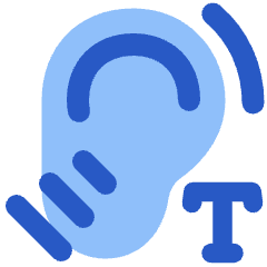 Hearing Telecoil Icon from Plump Flat Set