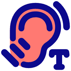 Hearing Telecoil Icon from Plump Pop Set