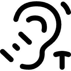 Hearing Telecoil Icon from Flex Line Set