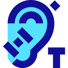 Hearing Telecoil Icon from Sharp Pop Set