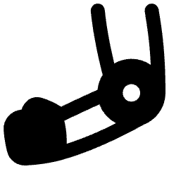 Prosthetic Arm Icon from Plump Remix Set