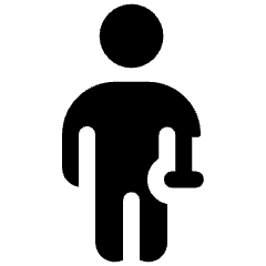 Prosthetic Arm 2 Icon from Ultimate Bold Set