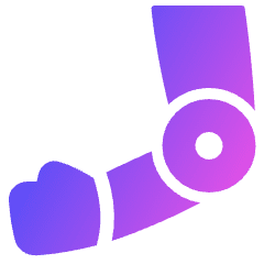 Prosthetic Arm Icon from Plump Gradient Set