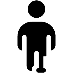 Prosthetic Leg 2 Icon from Ultimate Bold Set