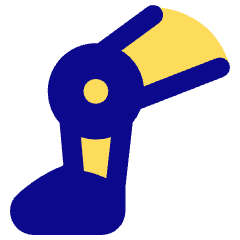 Prosthetic Leg Icon from Plump Pop Set