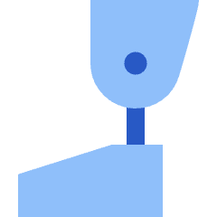Prosthetic Leg Icon from Sharp Flat Set