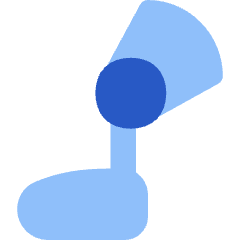 Prosthetic Leg Icon from Flex Flat Set