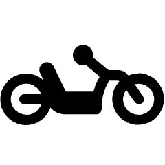 Racing Handcycle Icon from Ultimate Bold Set