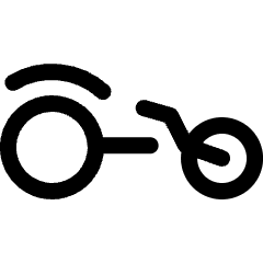 Racing Wheelchair Icon from Ultimate Regular Set
