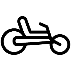 Racing Wheelchair Icon from Ultimate Light Set