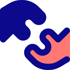 Sign Language Hand Icon from Core Pop Set