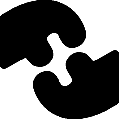 Sign Language Hand Icon from Flex Solid Set