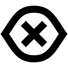 Visual Blind Icon from Sharp Remix Set