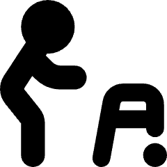 Walker Icon from Core Solid Set