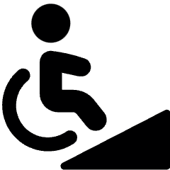 Wheelchair Way Icon from Ultimate Bold Set