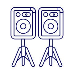 Speakers 1 Illustration from UX Line Set