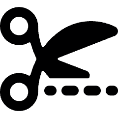 Coupon Cut Icon from Ultimate Bold Set