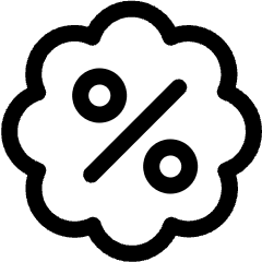 Discount Bubble Icon from Ultimate Regular Set