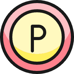 Discount Parking Icon from Ultimate Colors Set