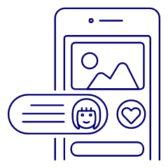 Phone Comment Image 1 4 Illustration from UX Line Set