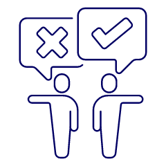 User Discuss 3 Illustration from UX Line Set