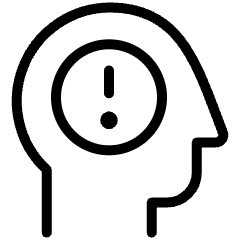 Anxiety Disorder Symptoms 1 Icon from Ultimate Light Set