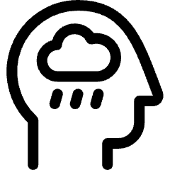 Depression Disorder Symptoms 1 Icon from Ultimate Regular Set