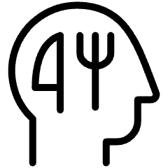 Eating Disorder Symptoms 1 Icon from Ultimate Light Set