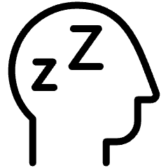 Sleeping Disorder Symptoms Icon from Ultimate Light Set