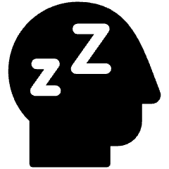 Sleeping Disorder Symptoms Icon from Ultimate Bold Set