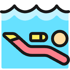 Diving Diver Icon from Ultimate Colors Set