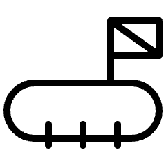 Diving Flag Buoys 3 Icon from Ultimate Light Set