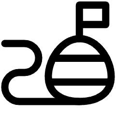 Diving Flag Buoys 4 Icon from Ultimate Regular Set