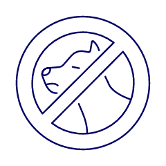 Dog Prohibited Illustration from UX Line Set