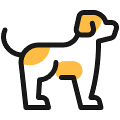 Dog Icon from Ultimate Colors Set