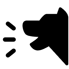 Dog Bark Icon from Ultimate Bold Set