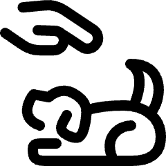 Dog Commanding Icon from Ultimate Regular Set