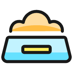 Dog Food Icon from Ultimate Colors Set