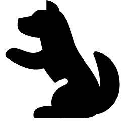 Dog Giving Hand Paw Icon from Ultimate Bold Set